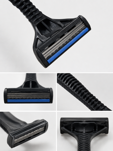 Lot de rasoirs à triple lame : cinq rasages lisses et précis, lames tranchantes et durables, manche ergonomique confortable – Vente en gros usine - Product Image 4