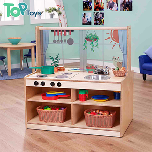 Juego imaginativo Montessori, juego de rol de cocina, juego de madera para guardería, preescolar, preescolar, aula, guardería - Product Image 1