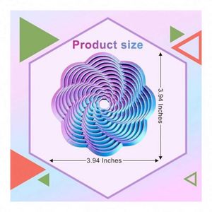 Heavy Duty Cone Shape Cute Fidget Clicker Toy 3D Print Custom Logo PLA Sensory Desk Fidget Set for Adults Kids Stress Relief - Product Image 2