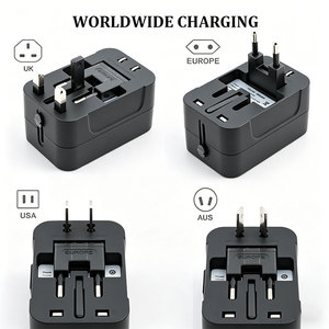 <span class=keywords><strong>Adaptateur</strong></span> de voyage universel 2.1A <span class=keywords><strong>USB</strong></span> 2.4A Type-C, <span class=keywords><strong>prise</strong></span> de conversion, vente flash, <span class=keywords><strong>adaptateur</strong></span> de chargeur de voyage universel - Product Image 4