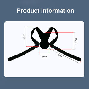 อุปกรณ์พยุงหลังคุณภาพสูง ปรับได้ น้ำหนักเบา พกพาสะดวก เป็นมิตรกับสิ่งแวดล้อม เหมาะสำหรับมืออาชีพ ใช้ได้ทั้งที่บ้าน ที่ทำงาน และเล่นกีฬา ช่วยพยุงหลังส่วนบนและกระดูกไหปลาร้า - Product Image 5