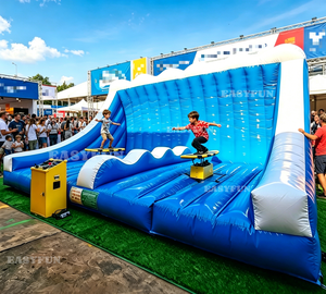 โรงงาน EASYFUN รับผลิตกระดานโต้คลื่นไฟฟ้าแบบกลไกตามสั่ง เครื่องเล่นเป่าลมในร่ม เครื่องจำลองการเล่นกระดานโต้คลื่นแบบเป่าลม สวนน้ำ - Product Image 5
