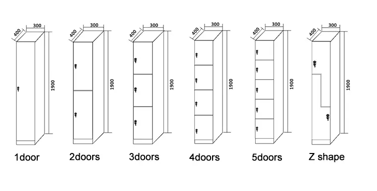 Factory Direct Sales Kindergarten Workplace Wooden Furniture Digital HPL Lockers For Changing Rooms For Employees Locker