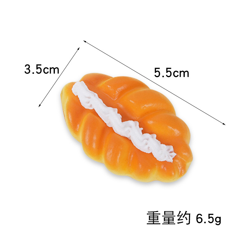 Mini cream sandwich bread-no button