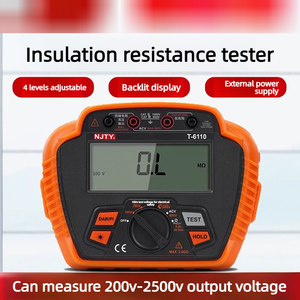 Mégohmmètre numérique haute précision NJTY T6110 2500V 200G - Product Image 2