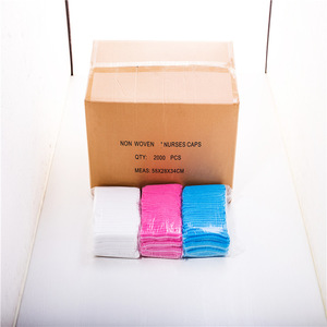 21 ''tóc Lưới polypropylene không dệt tóc lưới Clip Mũ dùng một lần <span class=keywords><strong>bouffant</strong></span> mũ cho thực phẩm phòng thí nghiệm bệnh viện Salon nhà bếp - Product Image 6