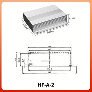 Custom Aluminum Alloy Profile Industrial Control Box IP54 Rated Electrical <b>Enclosure</b> with OEM/ODM Service - Product Image 3