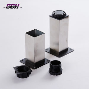 <span class=keywords><strong>Pieds</strong></span> carrés en acier inoxydable pour meubles, meubles, meubles, meubles, <span class=keywords><strong>pieds</strong></span> de canapé, <span class=keywords><strong>pieds</strong></span> réglables en hauteur pour la base de la table, la colonne montante du lit - Product Image 5