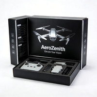 Boîte d'accessoires pour drone en carton ondulé, emballage robuste avec doublure en mousse, pour ranger le mini-drone et ses pièces, pour un stockage sécurisé