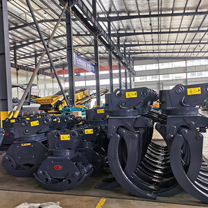 Grappin pour excavatrice XUVOL, grappin à roche rotatif à 360 degrés, adapté aux excavatrices de 10 à 20 tonnes, grappin à pierre à double cylindre - Product Image 3