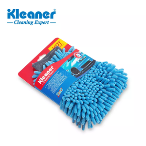 Kleaner <span class=keywords><strong>Gant</strong></span> de lavage de voiture en <span class=keywords><strong>microfibre</strong></span> de chenille <span class=keywords><strong>multi</strong></span>-usages <span class=keywords><strong>Gant</strong></span> de nettoyage de voiture de haute qualité - Product Image 4