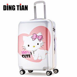 Buy Quality cat printed suitcase For 