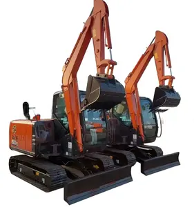Potente scavatrice usata HITACHI ZX 60 capacità 6 ton attrezzatura automatica