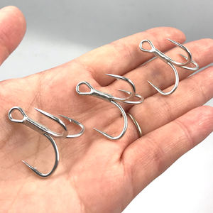 ST56 4X ตกปลา Hook ชุด1000ชิ้น/ล็อตเข็มจุด Treble Hooks ตกปลา Treble Hook 4x - Product Image 4