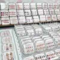NUEVAS Uñas Postizas Hechas a Mano de Alta Calidad a Precio de Mayoreo con Pegamento, OEM, ODM, Marca Privada, Uñas Artificiales