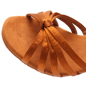 <span class=keywords><strong>Chaussures</strong></span> de danse en Satin à fond mou pour femmes, vente en gros, <span class=keywords><strong>chaussures</strong></span> de danse de salon - Product Image 4