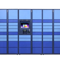 Casier électronique intelligent en métal personnalisé, pour la livraison de colis, pour Service postale, 100 pièces