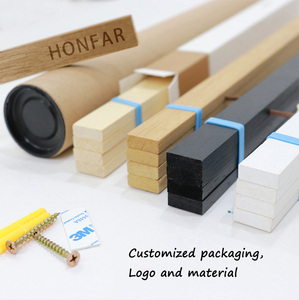 Acabados finos, colgador de carteles magnético de <span class=keywords><strong>18</strong></span> pulgadas y 26 pulgadas, marcos de arte personalizados de madera para colgar en la pared, madera de roble para carteles, edredón, macramé - Product Image 4