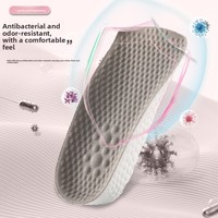 Semelles intérieures en polyuréthane rehaussantes pour hommes et femmes, invisibles, demi-longueur, avec soutien de la voûte plantaire, épaissies, confortables et anti-fatigue