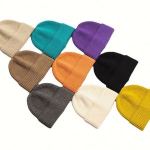 Gorro de Punto Acrílico Personalizado, Tendencia Coreana, Invierno, Cálido, Protección para los Oídos, Personalizable, Unisex - Product Image 6