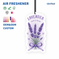 Artisanat en papier, parfums durables, vente en gros, diffuseur d'air personnalisé pour voiture avec logo