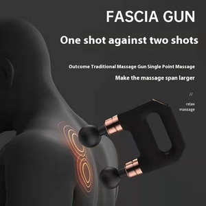 Pistola de película de doble cabeza de mano para uso doméstico de Grado Profesional, nuevo estilo, masajeador de cabeza de perno de Fitness corporal para relajación muscular - Product Image 4