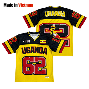 Camisetas de Fútbol Americano Retro de Moda Urbana, Estampado Digital Personalizado, Transpirables, Tallas Grandes, Unisex - Product Image 1