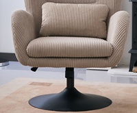 Chaise de salle à manger convertible moderne en tissu gris rembourrée avec accoudoirs pour appartement et usage commercial