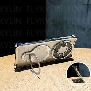 Coque de téléphone pour Xiaomi <span class=keywords><strong>Poco</strong></span> X7 X6 F7 <span class=keywords><strong>Pro</strong></span> M6 F6 X5 <span class=keywords><strong>X3</strong></span> <span class=keywords><strong>POCO</strong></span> C65 C75 support magnétique support placage Silicone clair antichoc couverture - Product Image 6