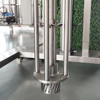 LIENM Liquide Chemicals Lab Dispositif de levage électrique/pneumatique Homogénéisateur de mélange à levage mobile Mélangeur d'émulsifiant à haut cisaillement
