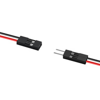 Kabel Konektor Harness Mobil DuPont Pitch 2.54mm 2 Pin Male ke Female