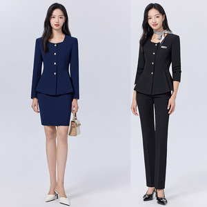 Women's Professional Suit Long Sleeve Polyester Workwear For Office Commute Fall 2025 - Product Image 1