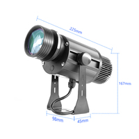 Projecteur LED YoiJoys 25W pour logo, étanche IP67, lumière créative rotative pour DJ, bar, maison, décoration de rue