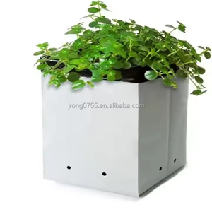 Bolsas de plántulas cuadradas de nutrientes PE blancas y negras de alta resistencia profesional para jardín para flores frutas verduras crecimiento de plantas - Product Image 3