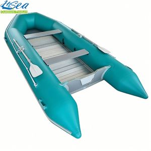 Hisea Wonderful China Weihai Direct Maker 4m 8-persoons opblaasbaar vlot met spiegel voor extra veiligheid - Product Image 2