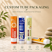 Tube de dentifrice en aluminium plastique laminé ABL, écologique, logo personnalisé, 120 ml, conteneur vide rechargeable, bouchon à vis
