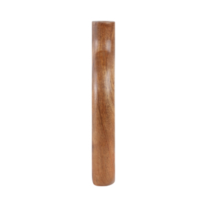 Vaso ovale aperto in legno di mango lucidato per l'arredamento di soggiorno, casa e ufficio - Product Image 4