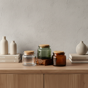 ขวดแก้วทรงกระบอกขนาด 100 มล. 200 มล. พร้อมฝาไม้ก๊อก ทน<span class=keywords><strong>ค</strong></span>วามร้อน ใช้ซ้ำได้ สำหรับตกแต่งบ้านในช่วง<span class=keywords><strong>ค</strong></span>ริสต์มาส - Product Image 1