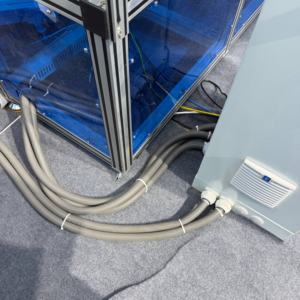 Tuyau ondulé en plastique PE AD21.2 épaissi, tuyau fileté, tuyau en plastique noir, <span class=keywords><strong>gaine</strong></span> de câble ouverte - Product Image 2