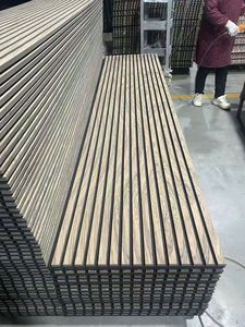 Panneaux acoustiques muraux en bois modernes pour l'<span class=keywords><strong>insonorisation</strong></span> des hôtels et des appartements avec un NRC de 0,9 - Product Image 2