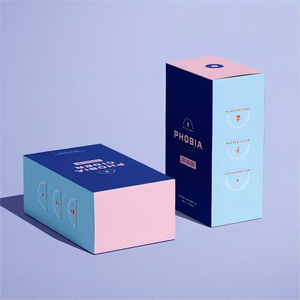 小さな白い折りたたみカートンボックス薬化粧品包装用カスタム包装ボックス - Product Image 4
