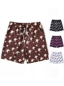 Shorts de plage décontractés en tissu tissé grande taille pour hommes, vêtements de sport d'été pour hommes, commerce électronique transfrontalier, shorts pour hommes - Product Image 1