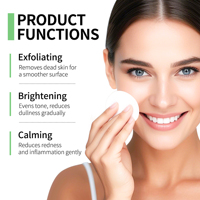 Tampons nettoyants exfoliants GMPC Factory 2,5 % de niacinamide 0,2 % d'acide salicylique pour un nettoyage en profondeur des pores, prêts pour l'OEM et conformes MoCRA