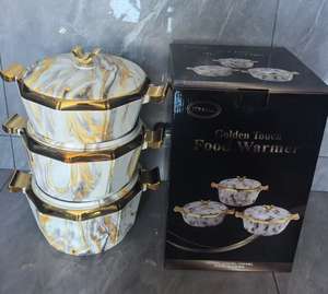 Ensemble de casseroles rondes isolées gain de place 2L 2.5L 3L, marmite chaude, cadeau africain, mariage, camping, portable - Product Image 2