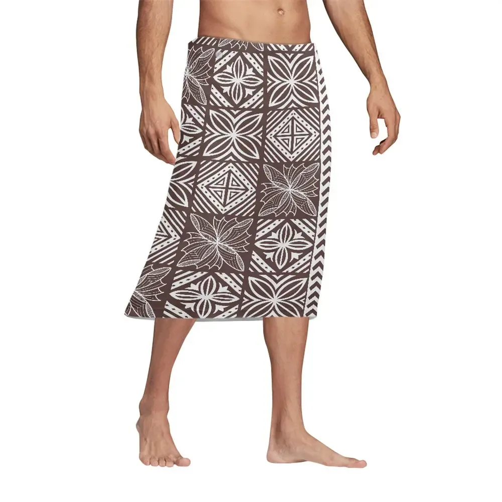 Sarong Pareo Vacation Samoan Mens Traditional Lavalava Customized Polynesian Tribal Printed Lungi Asia Pacific Islands Clothing