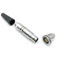 Connecteur Circulaire Métallique Fgg Egg à 5 Broches, Connecteur Étanche IP68 Mâle/Femelle Push-Pull à 2, 3, 4, 5, 8, 16 Broches