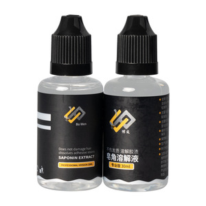 Removedor de pegamento para cabello en líquido de 30 ml con extractos de plantas, seguro para pelucas, extensiones de cabello y encaje, eliminación sin residuos. - Product Image 2