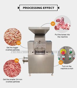 Trituradora de huesos comercial, máquina para romper huesos, trituradora de huesos de carne, precio - Product Image 3