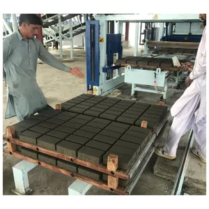 QT12 15 Concrete Block Molds Brick Making Machine Lowest Price Automatic Cement Bricks Production Line Plant - Product Image 2