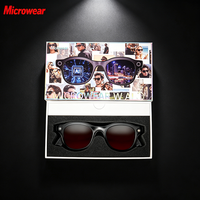 Gafas Inteligentes Ai 3 con Cámara de 8MP Antivibración, Cancelación de Ruido con Micrófono Dual, Transmisión WIFI, Notas de Reuniones, Música BT y Llamadas
